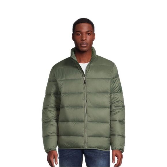 Men's Lightweight Quilted Packable Puffer Jacket Coat Size M - Picture 5 of 8